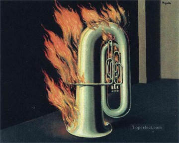 抽象的かつ装飾的 Painting - 火の発見 1935 シュルレアリスム